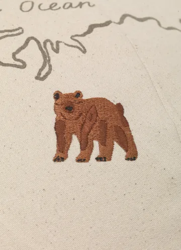 The world δείγμα υφάσματος - Offwhite - Ferm Living