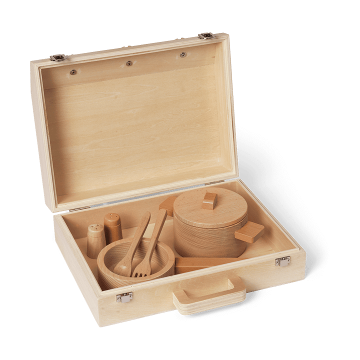 Σετ μαγειρικής Toro Suitcase Kitchen για παιδιά, Natural Ferm Living