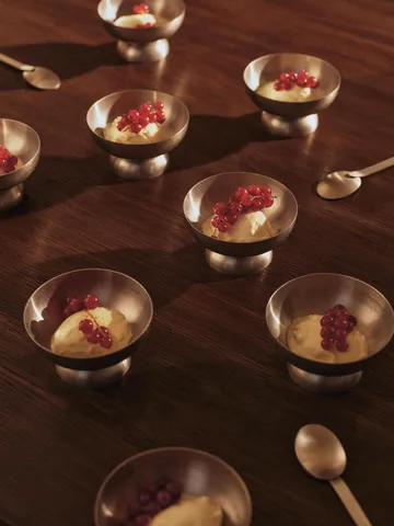 Tumbled glass μπολ - Ανοξείδωτο ατσάλι - Ferm Living