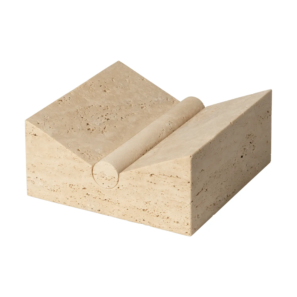 Βάση βιβλίων Tvara, Travertine, 22x22 εκ. Ferm Living