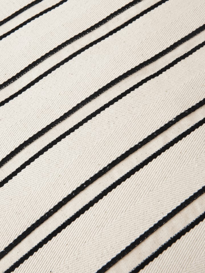 Twill μαξιλαροθήκη 40x60 cm, Off-white-black Ferm Living