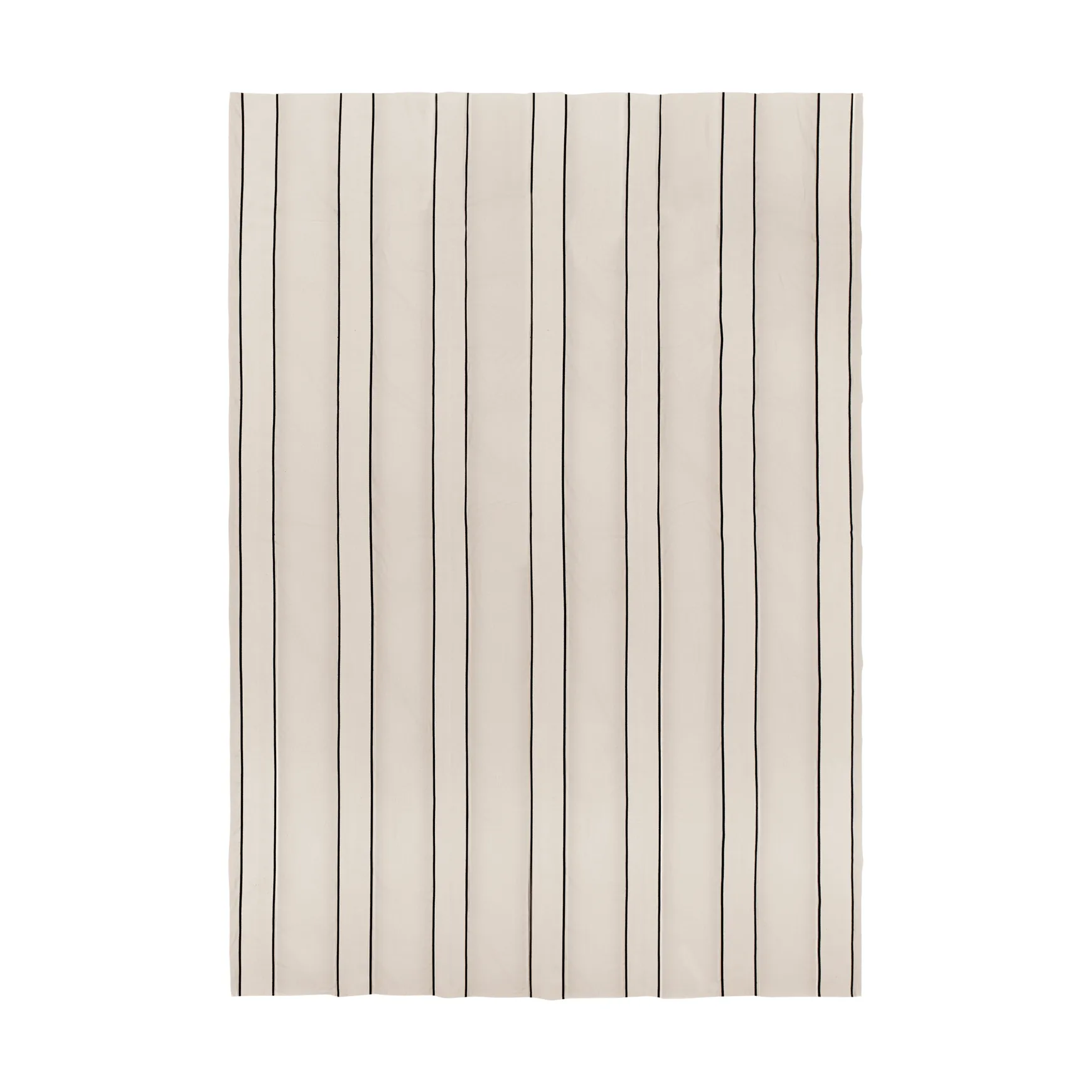 Κουβέρτα Twill, Off-white-black, 230x260 εκ. Ferm Living
