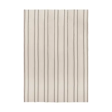 Κουβέρτα Twill - Off-white-black, 230x260 εκ. - Ferm Living
