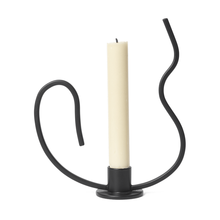 Valse κηροπήγιο low, Μαύρο Ferm Living