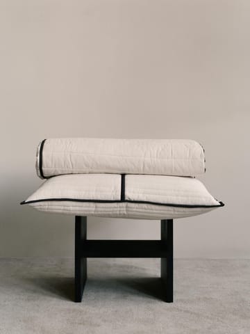 Vari quiltat υπέρστρωμα - Natural-dark chocolate, 260x230 cm - Ferm Living