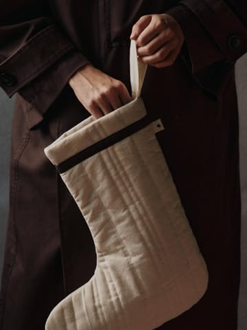 Vari quilted χριστουγεννιάτικη κάλτσα - Cotton-natural - Ferm Living