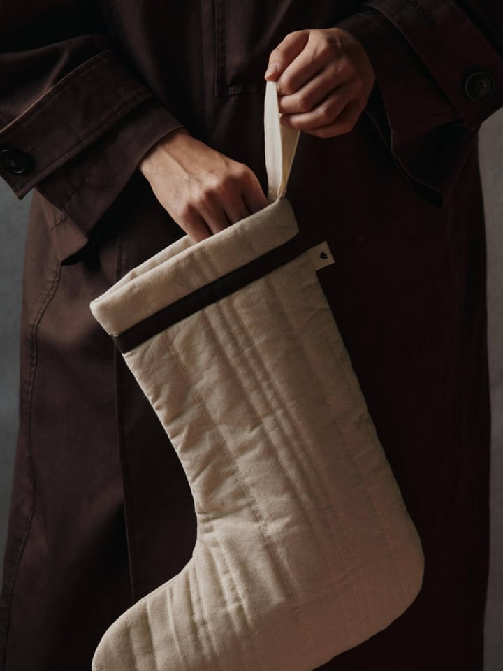 Vari quilted χριστουγεννιάτικη κάλτσα, Cotton-natural Ferm Living