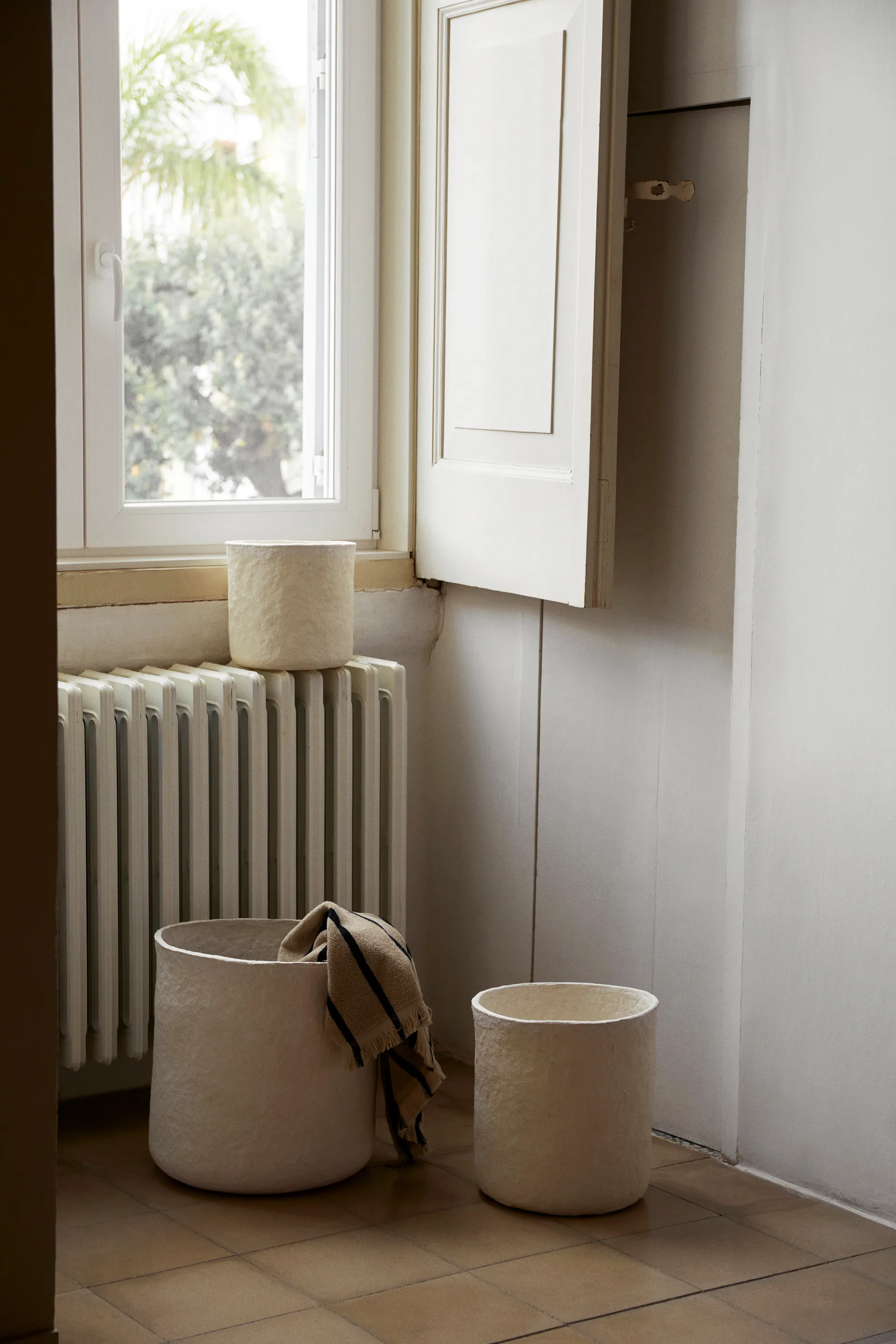 Vary καλάθι αποθήκευσης 3 κομμάτια, άσπρο Ferm Living