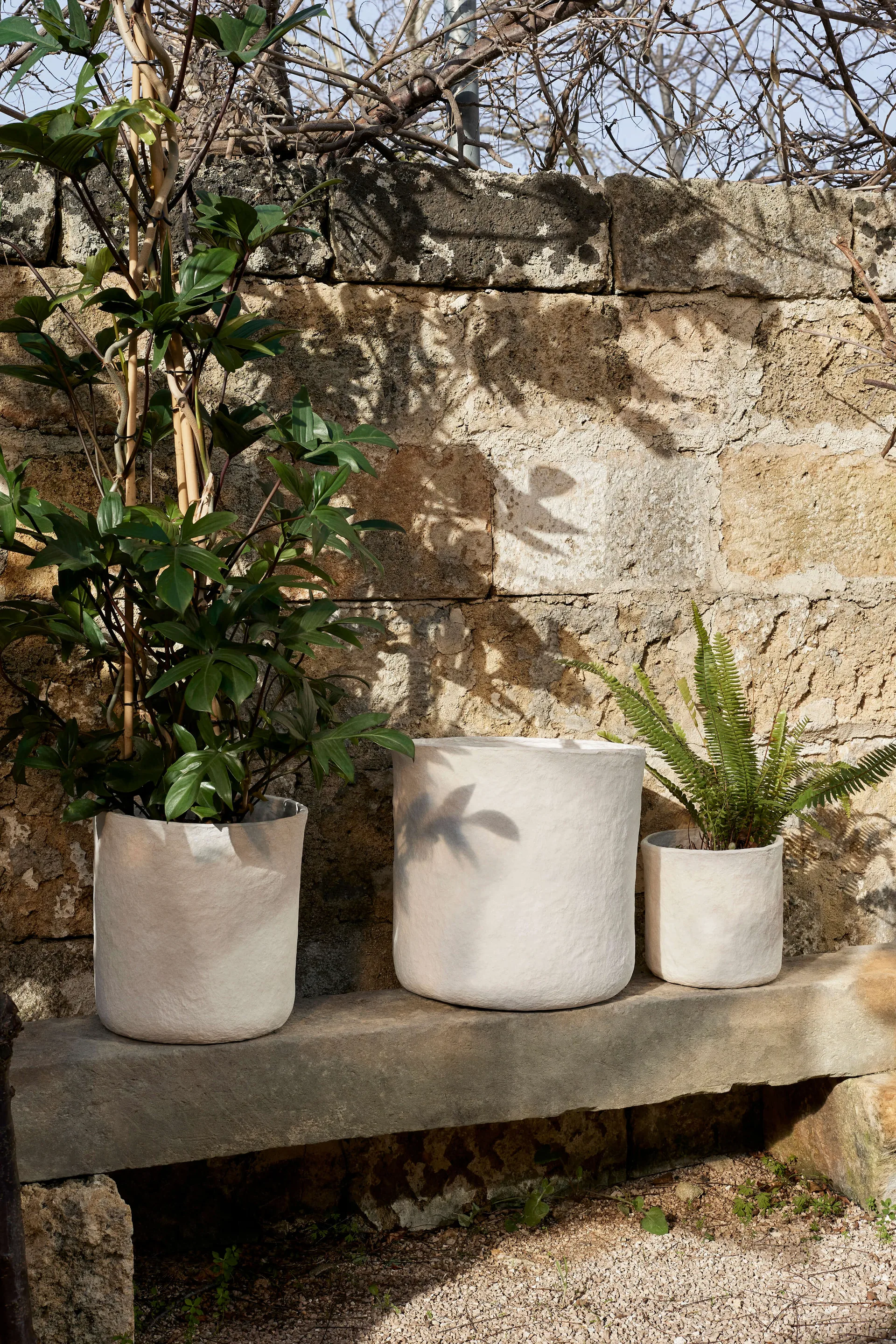 Vary καλάθι αποθήκευσης 3 κομμάτια, άσπρο Ferm Living