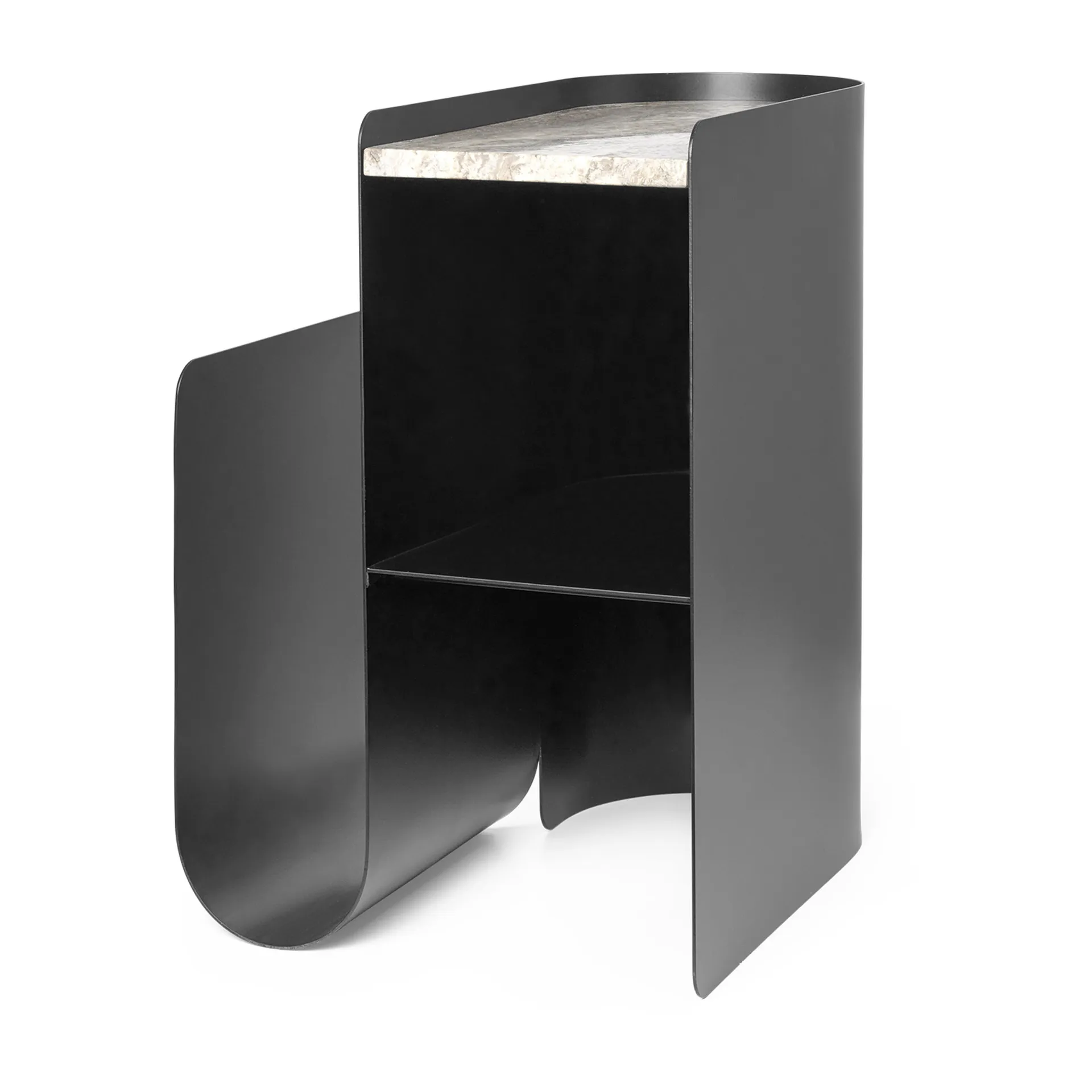 Τραπεζάκι Vault 40,2x33,4x50 εκ., Μαύρο Ferm Living