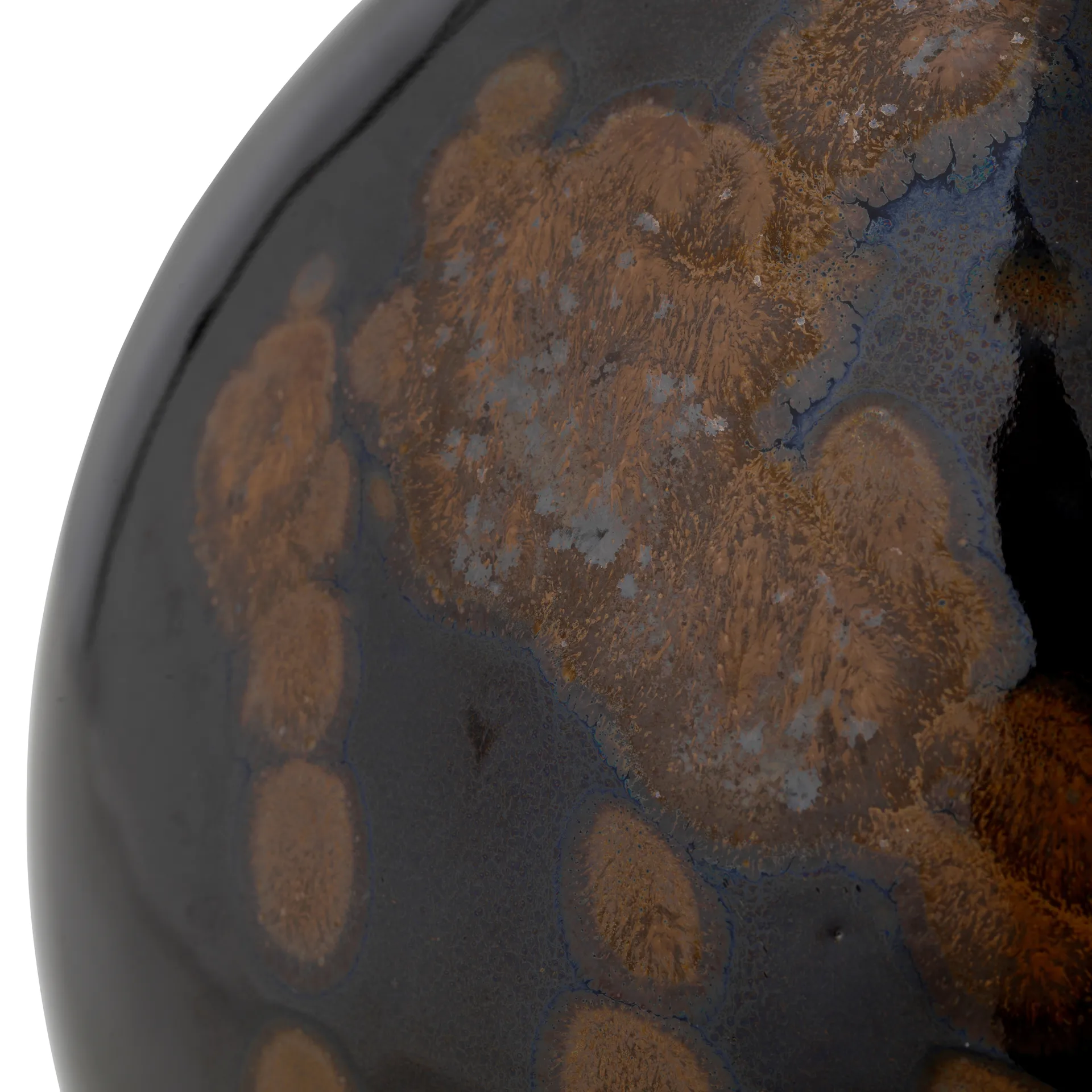 Verso βάζο, μαύρο-καφέ Ferm Living