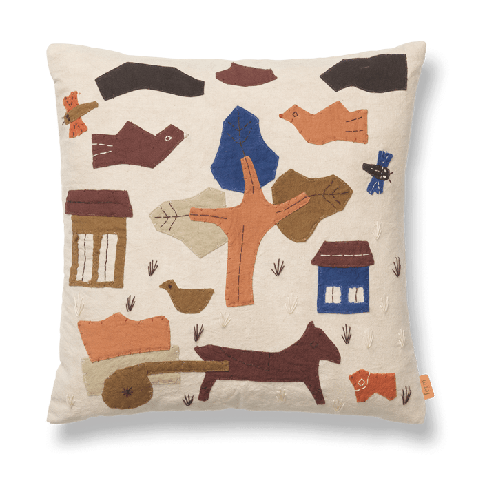 Village μαξιλάρι 40x40 cm - Εκρού - Ferm Living