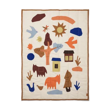 Villiga quilted κουβερλί 80x110 cm - Off-white - Ferm Living