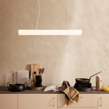 Vuelta κρεμαστό φωτιστικό 100 cm - Λευκό-ορείχαλκος - Ferm Living