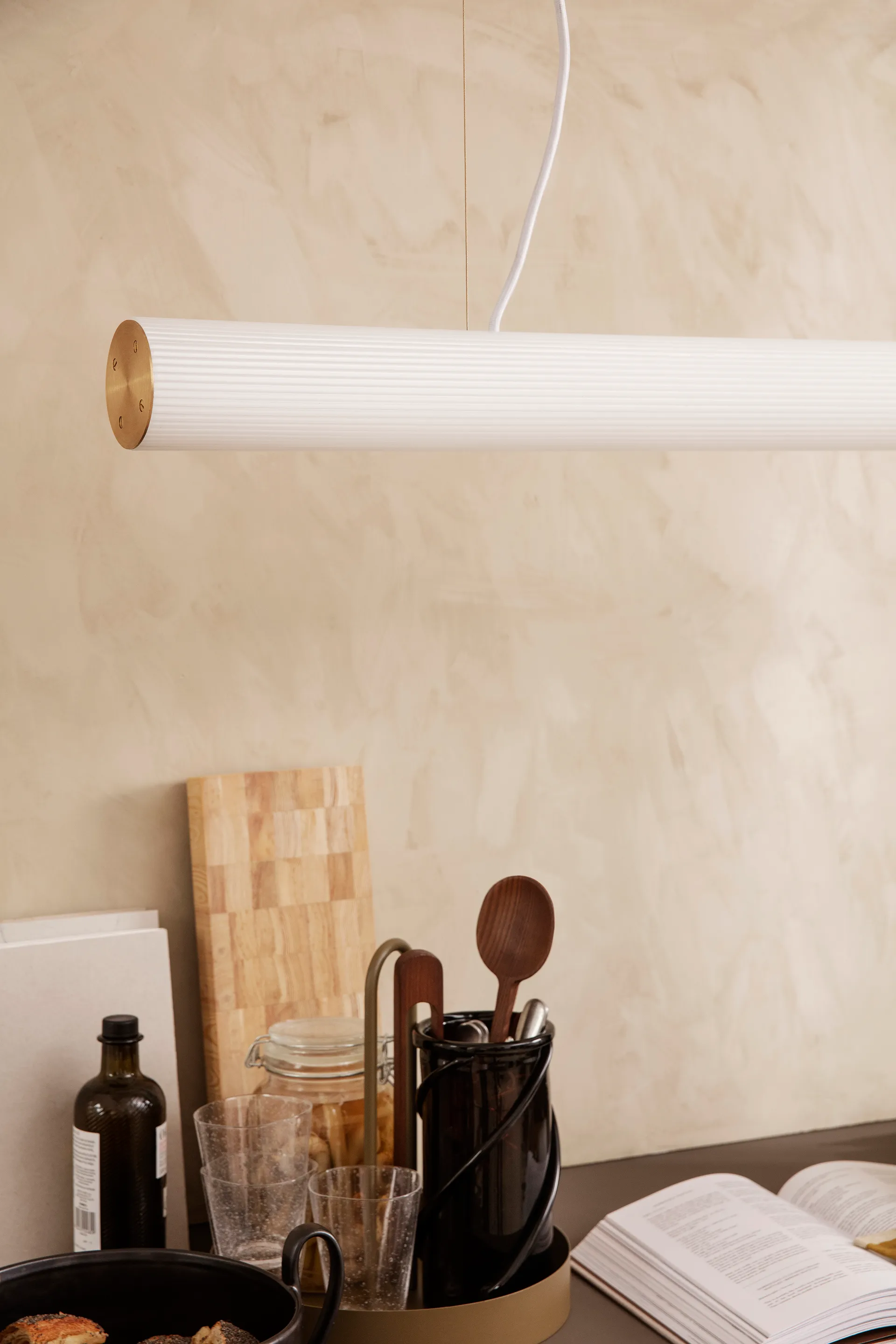 Vuelta κρεμαστό II 100, White-brass Ferm Living
