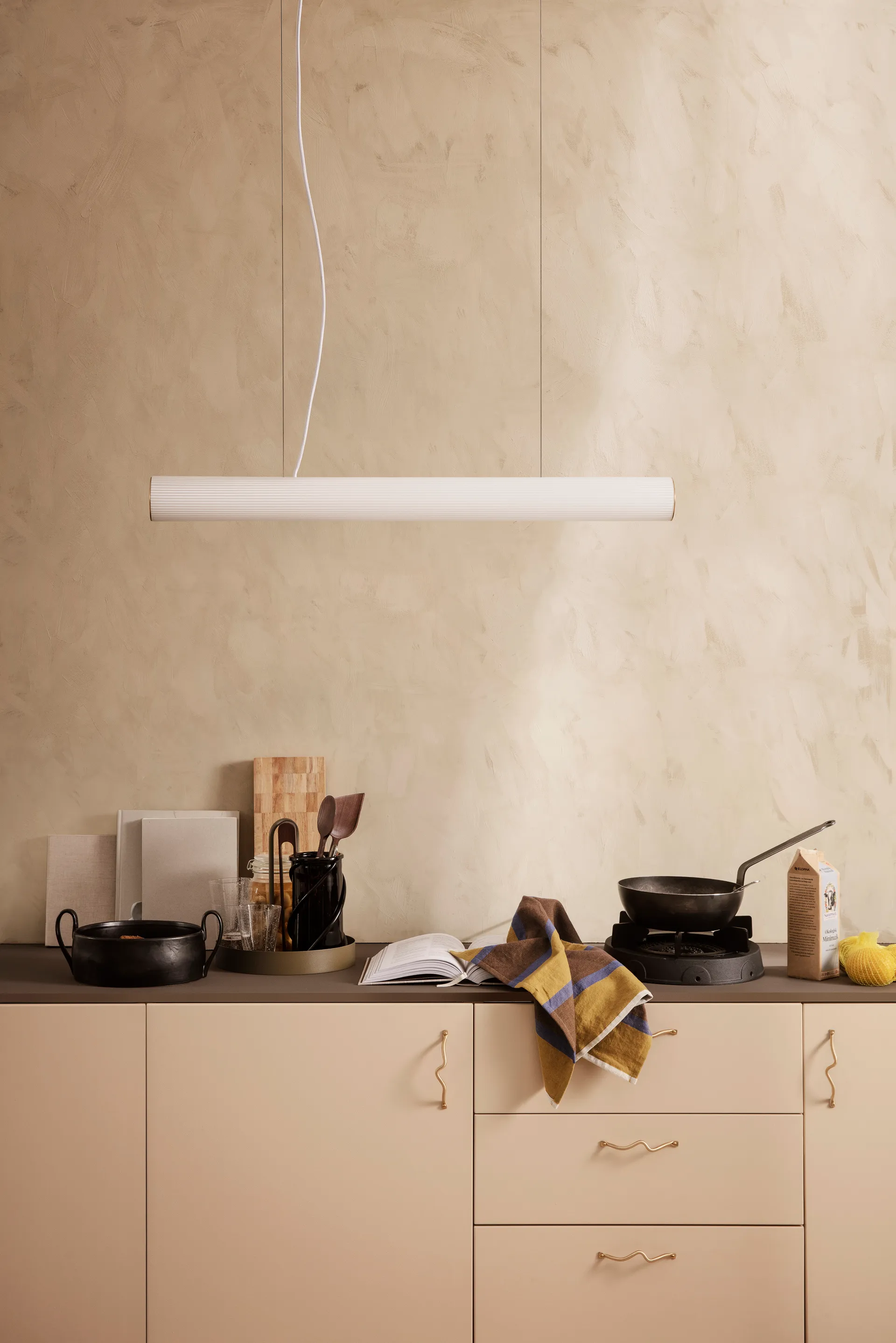 Vuelta κρεμαστό II 100, White-brass Ferm Living