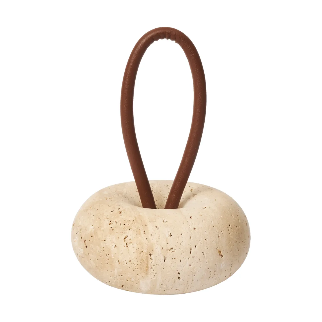 Wa στοπ πόρτας, Travertine, Ø14 εκ. Ferm Living