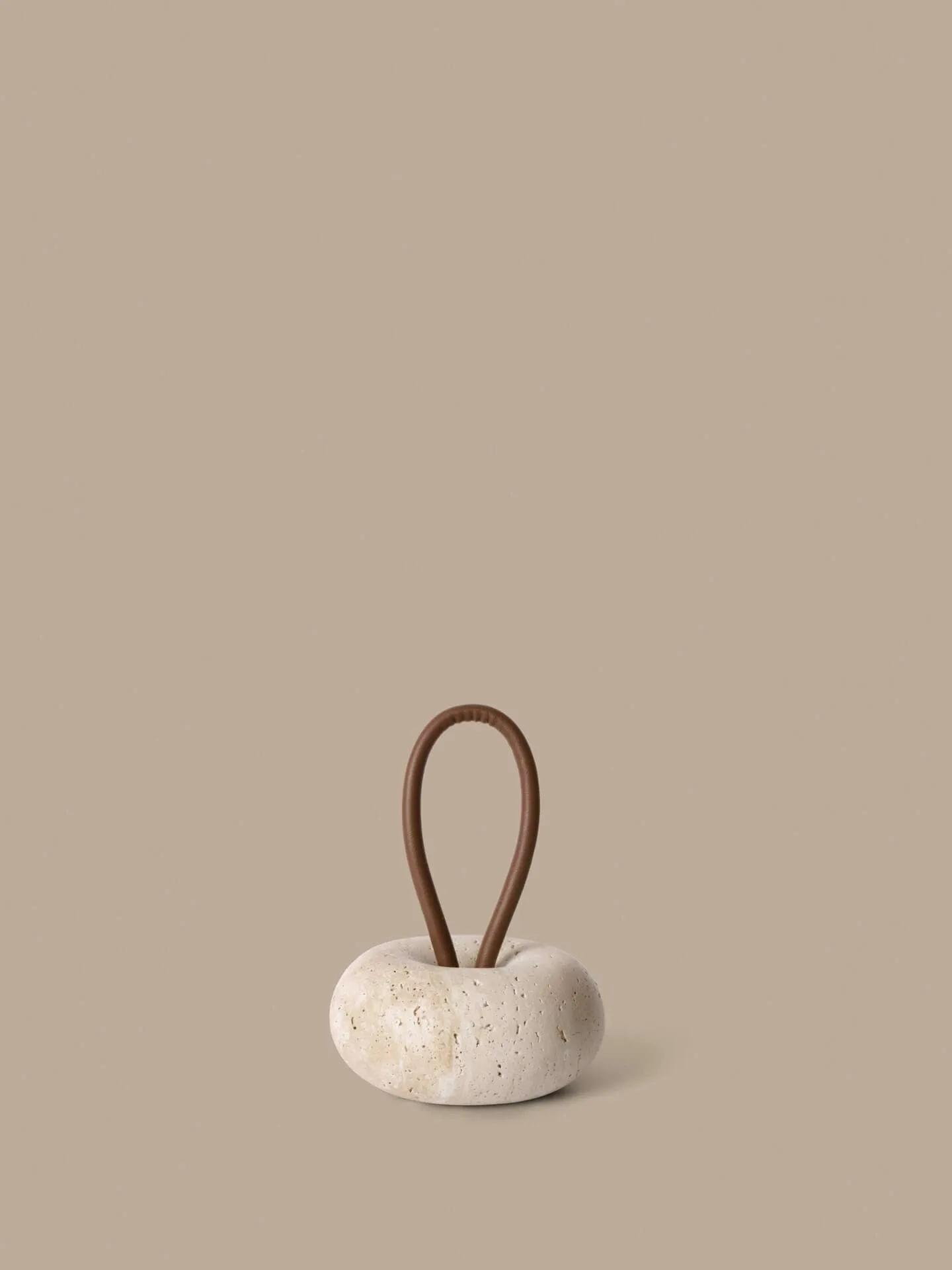 Wa στοπ πόρτας, Travertine, Ø14 εκ. Ferm Living