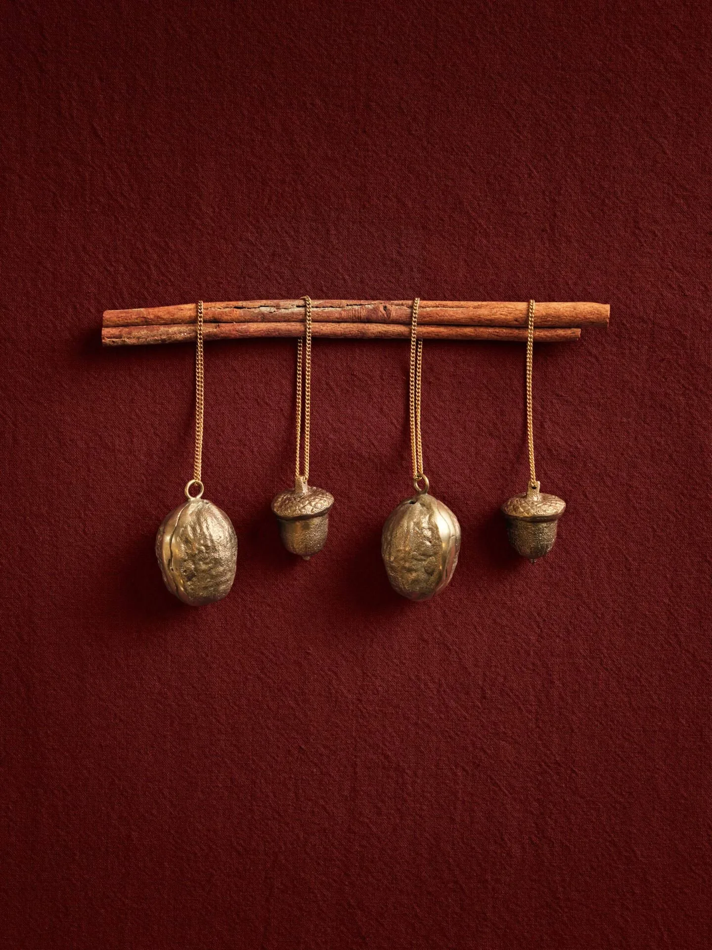 Walnut διακοσμητικό κρεμαστό 2 τεμάχια, Ορείχαλκος Ferm Living