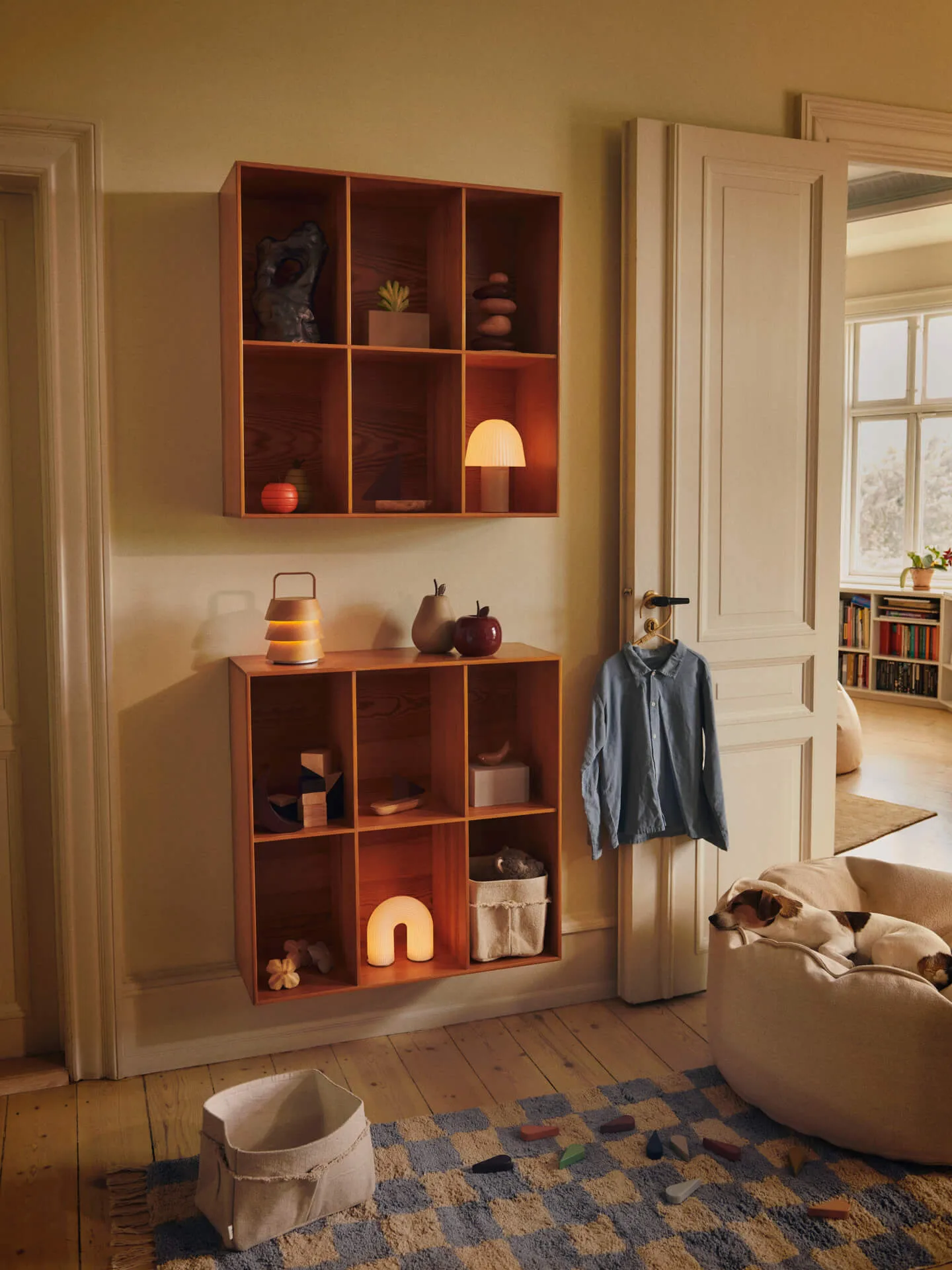 Wavi κρεμάστρες 3-pack, Natural Ferm Living