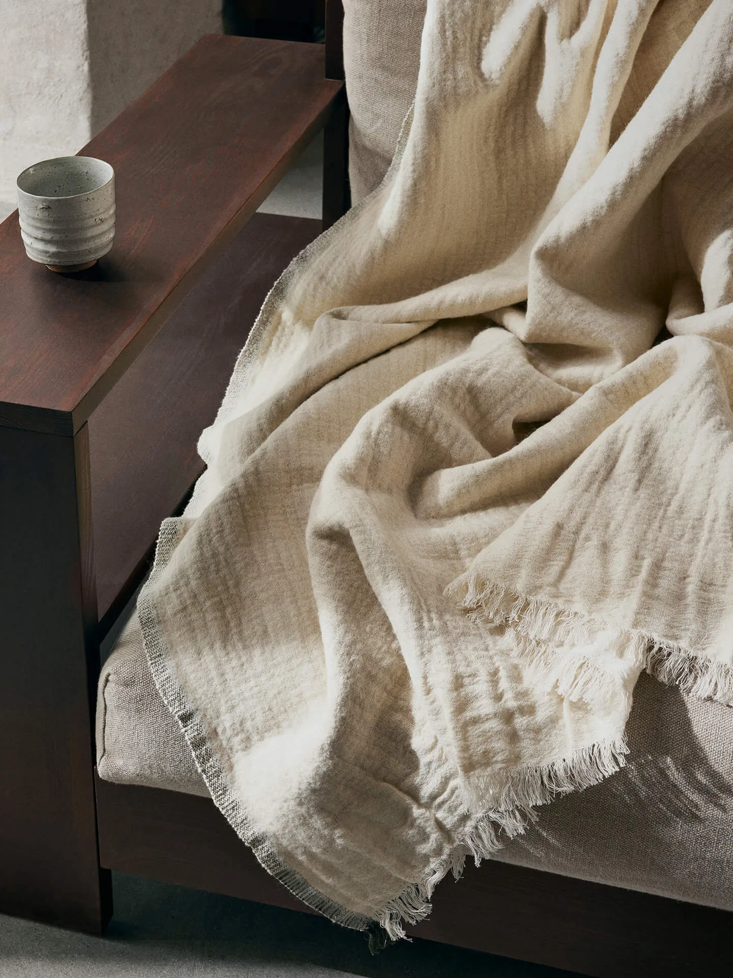 Weaver ριχτάρι 120x170 cm, Εκρού Ferm Living