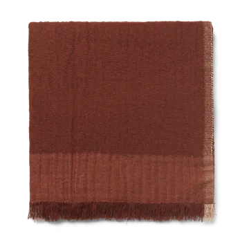 Weaver ριχτάρι 120x170 cm - Κόκκινο Καφέ - Ferm Living