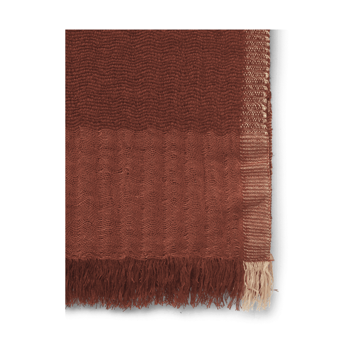 Weaver ριχτάρι 120x170 cm, Κόκκινο Καφέ Ferm Living
