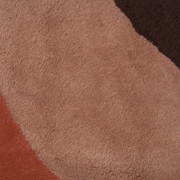 Wowe χαλί 140x180 cm - Κόκκινο-καφέ - ferm LIVING