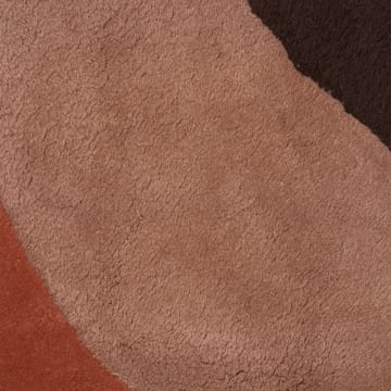 Wowe χαλί 140x180 cm - Κόκκινο-καφέ - Ferm Living
