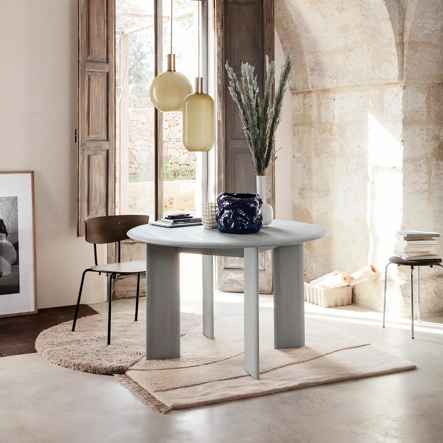 Wowe χαλί 140x180 cm, Μπεζ Ferm Living