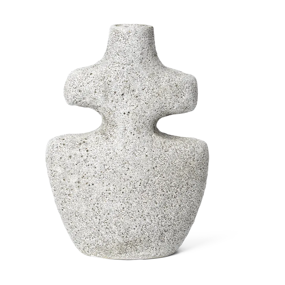 Yara κηροπήγιο medium, Γκρι Πούμικα Ferm Living