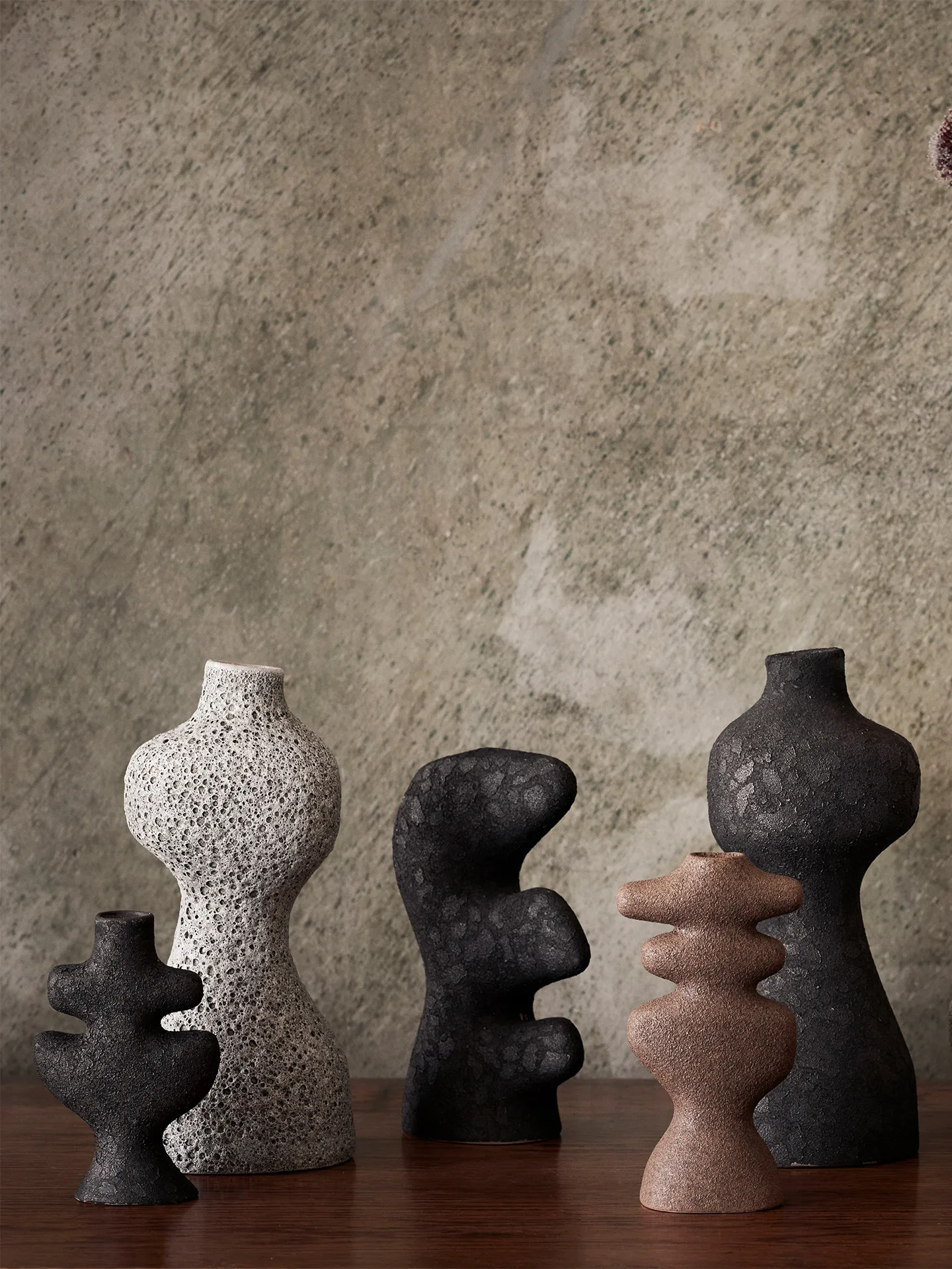 Yara βάζο medium, Γκρι Πούμικα Ferm Living