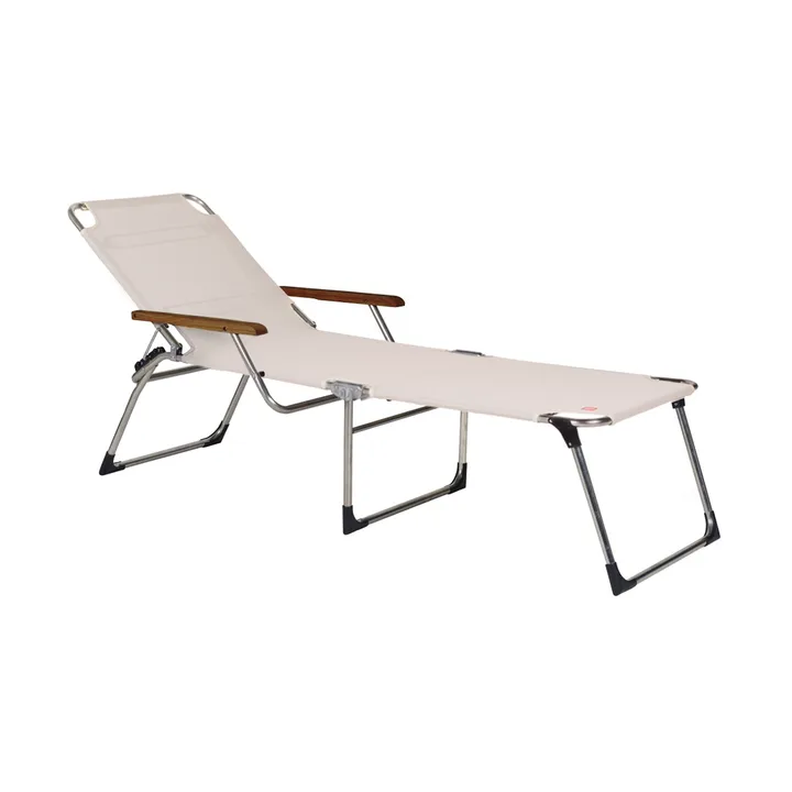 Amigo ξαπλώστρα ψηλή με μπράτσα - White-beige - Fiam