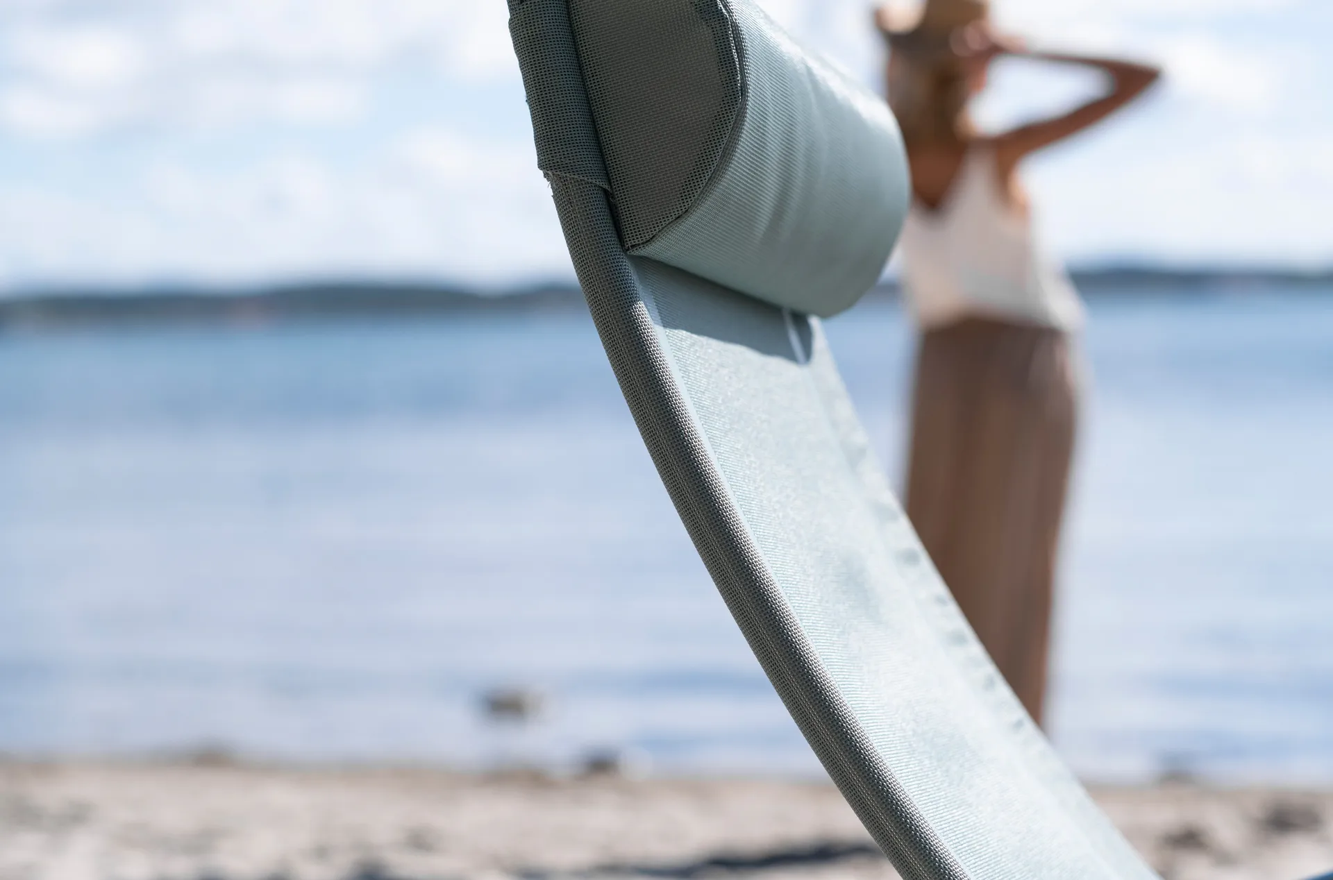 Μαξιλάρι αυχένα Amigo XXL, Tyg sage green Fiam