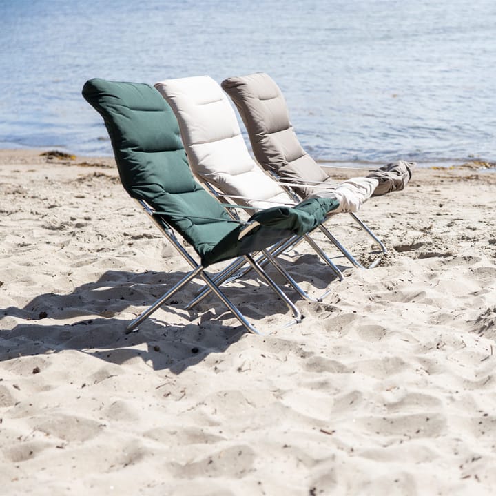 Fiesta Soft ξαπλώστρα, Tyg dark green-aluminiumstativ Fiam