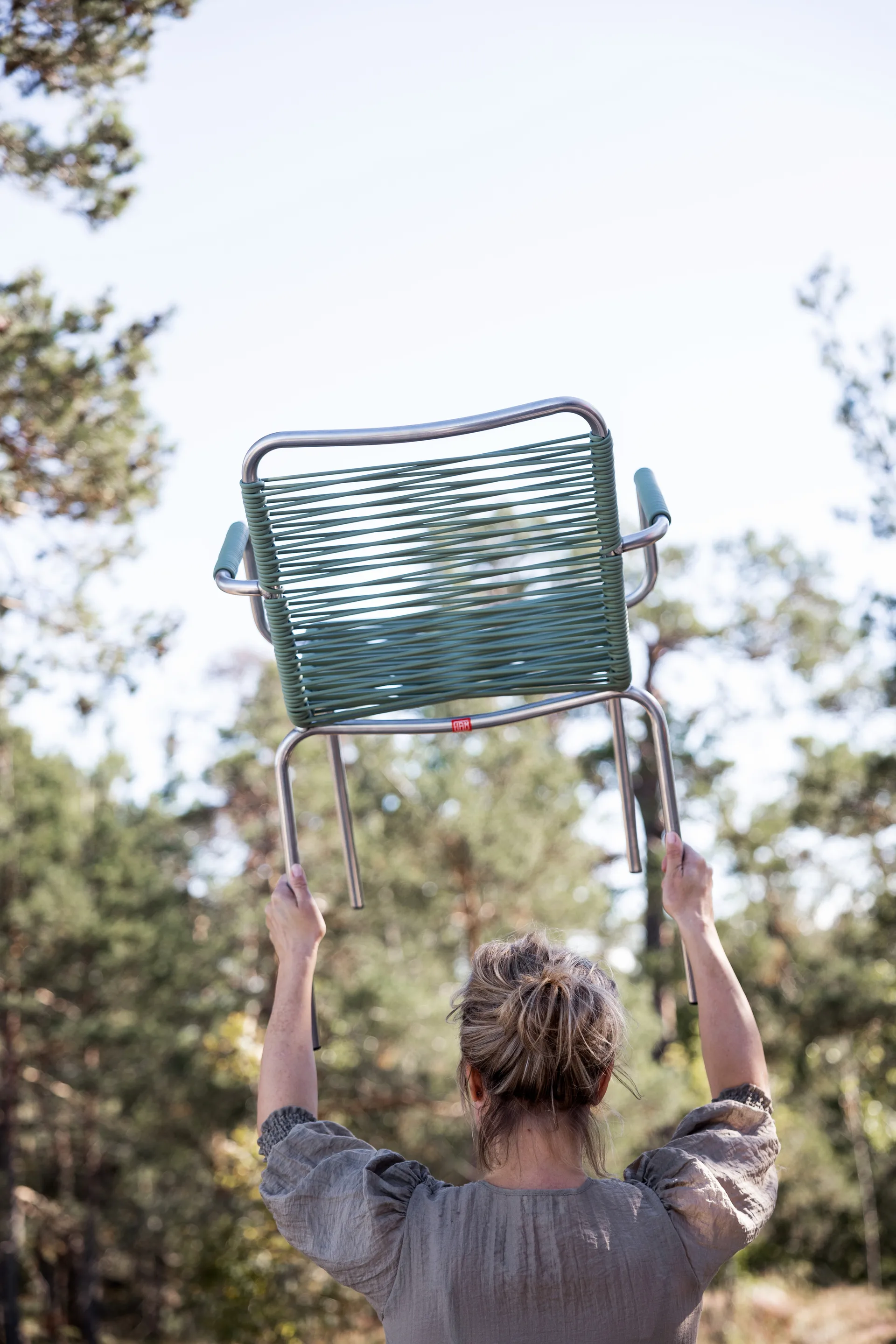 Καρέκλα Mya Lounge, Sage green Fiam