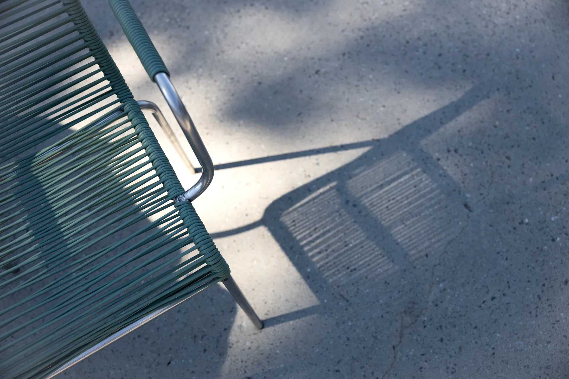 Καρέκλα από αλουμίνιο Mya, Sage green Fiam