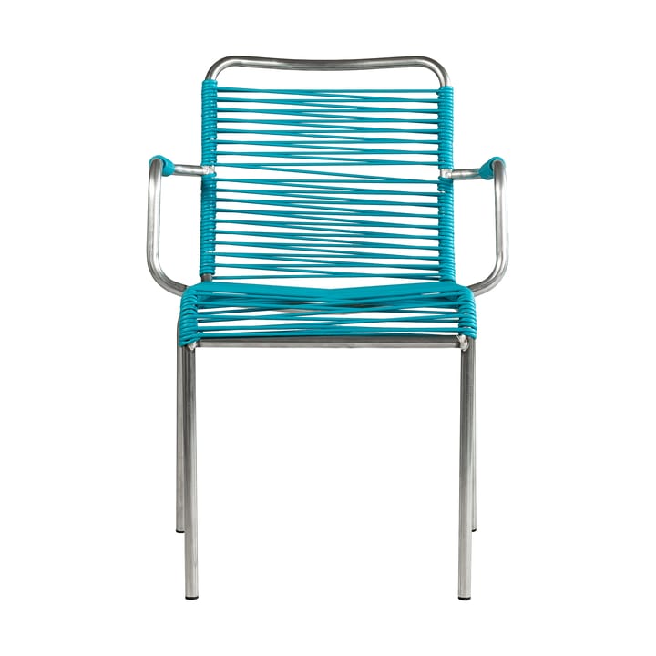 Καρέκλα Mya Spaghetti με μπράτσα, Turquoise Fiam