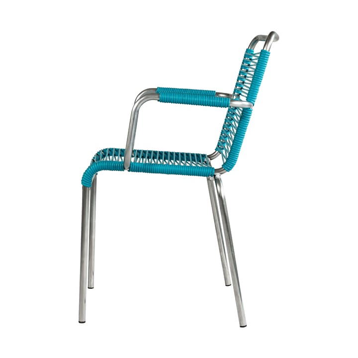 Καρέκλα Mya Spaghetti με μπράτσα, Turquoise Fiam