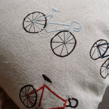 Bicycles κάλυμμα μαξιλαριού 48x48 cm - μπεζ - Fine Little Day