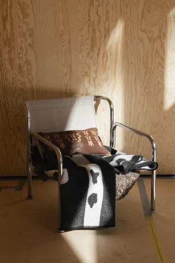 Βελούδινο κάλυμμα Birch 130x180 εκ. - Black-white - Fine Little Day