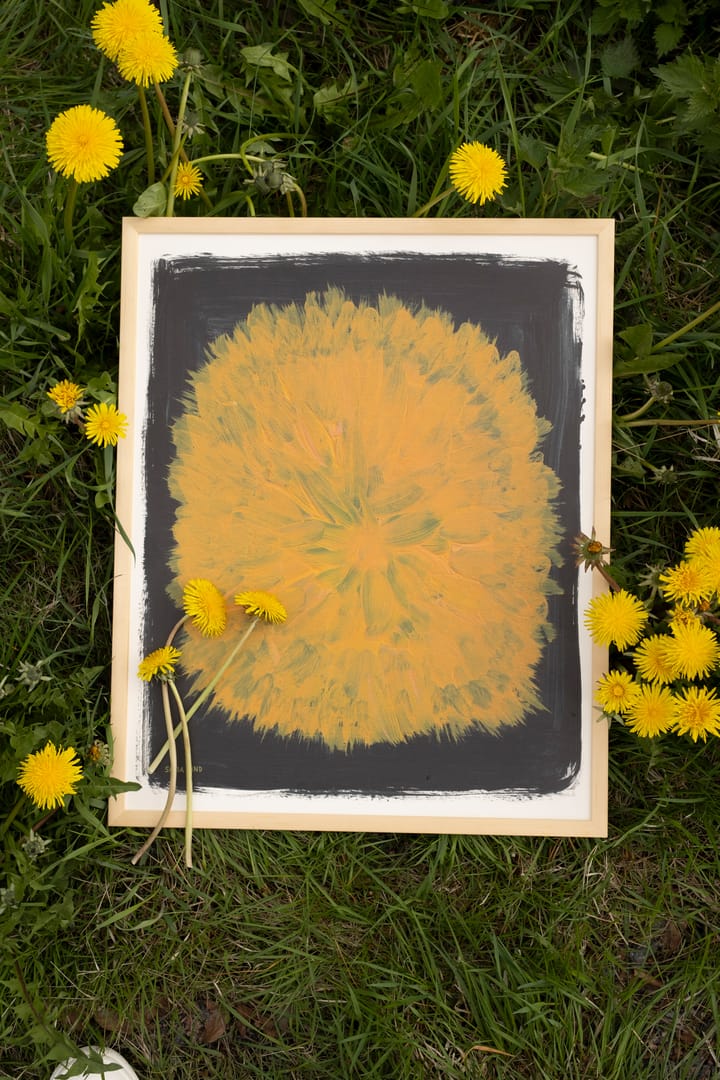 Dandelion αφίσα 40x50 cm - Κίτρινο-μαύρο - Fine Little Day