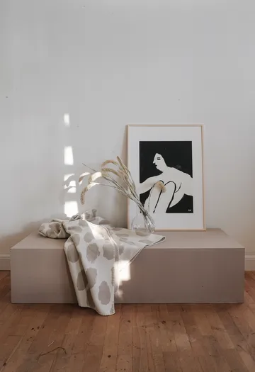 Dots ριχτάρι 140x180 cm - Μπεζ - Fine Little Day
