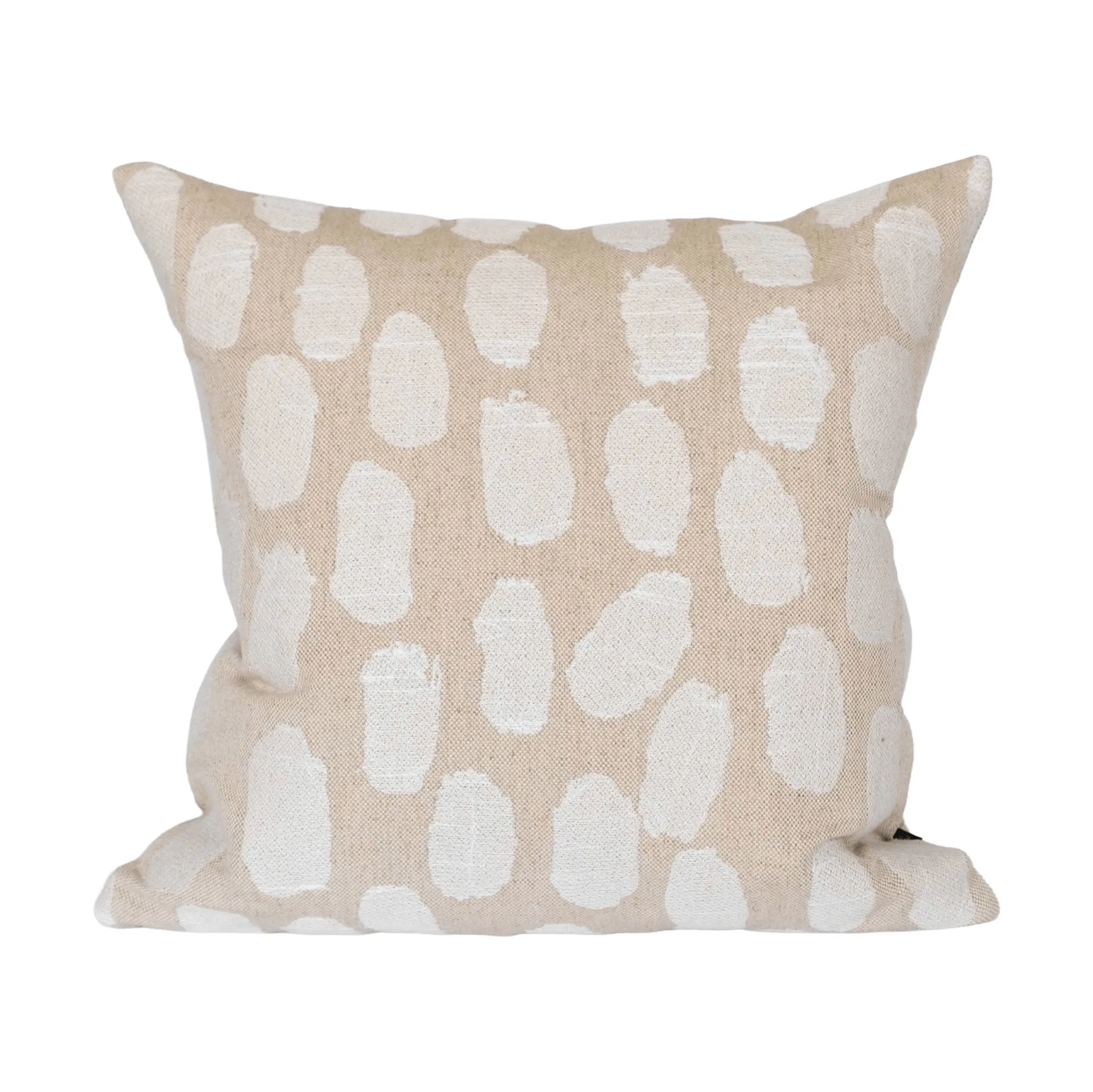 Dots κάλυμμα μαξιλαριού 48x48 cm, Λευκό-natural Fine Little Day