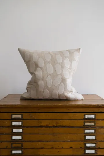 Dots κάλυμμα μαξιλαριού 48x48 cm - Λευκό-natural - Fine Little Day