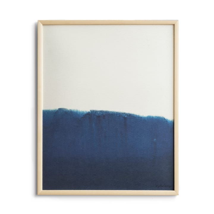 Dyeforindigo ocean 1 αφίσα 40x50 cm - Μπλε-λευκό - Fine Little Day