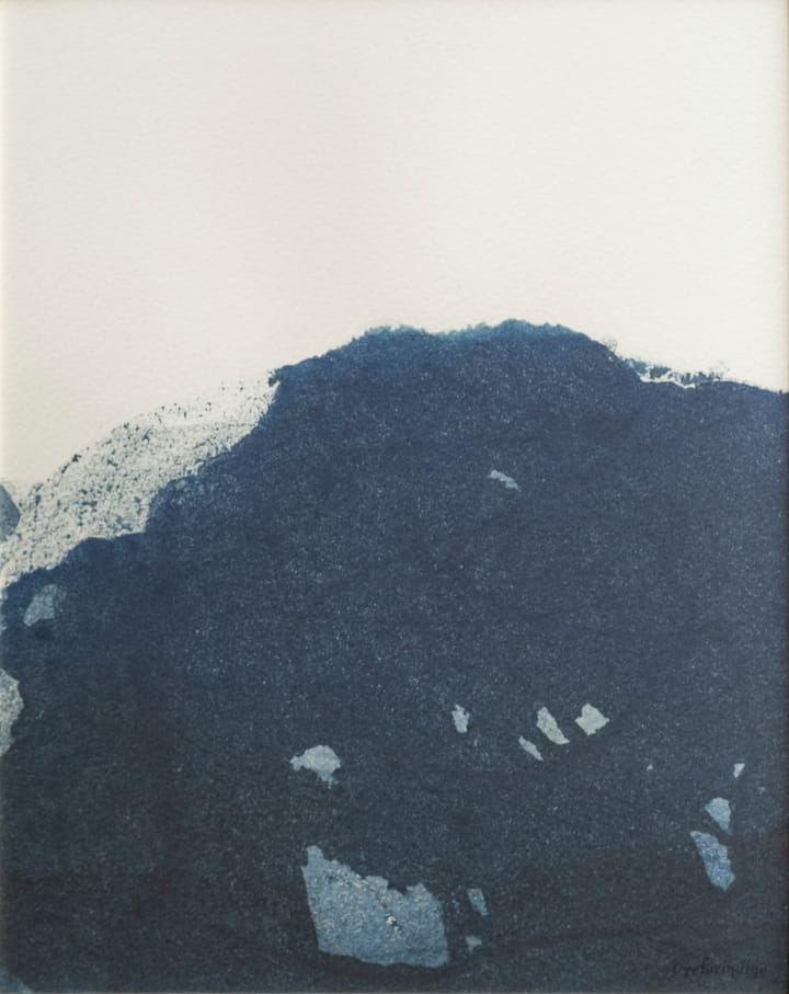Dyeforindigo ocean 2 αφίσα 40x50 cm - Μπλε-λευκό - Fine Little Day