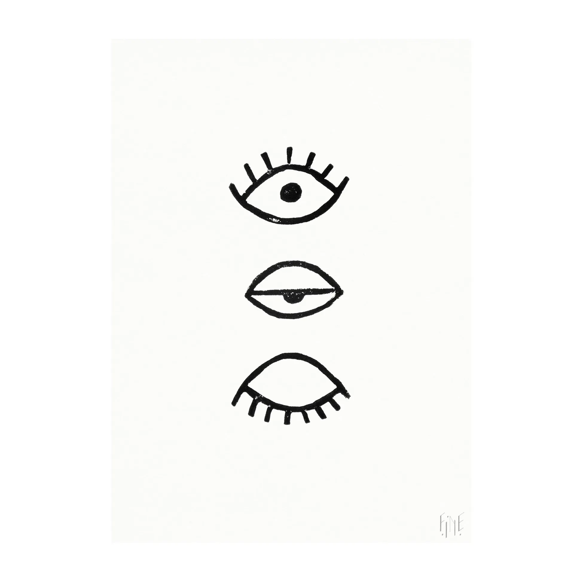 Eye Eye αφίσα, 50x70 cm Fine Little Day