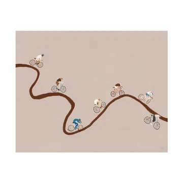 Giro πόστερ - Beige, 50x40 cm - Fine Little Day