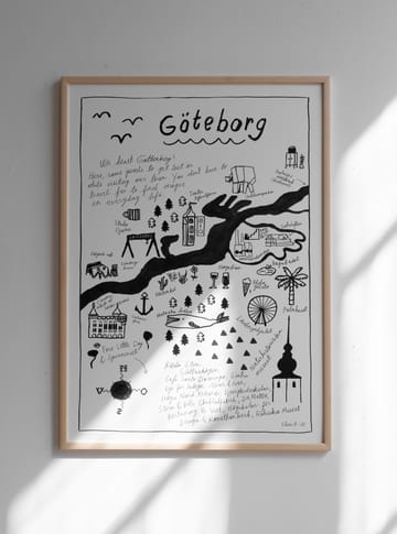 Göteborg αφίσα - 50x70 cm - Fine Little Day